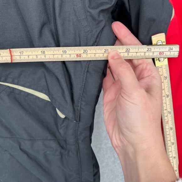 Nordica Vertech Womens Pullover Ski Parka Size 8 Black Red VTG 80s 90s Longline - Picture 16 of 16